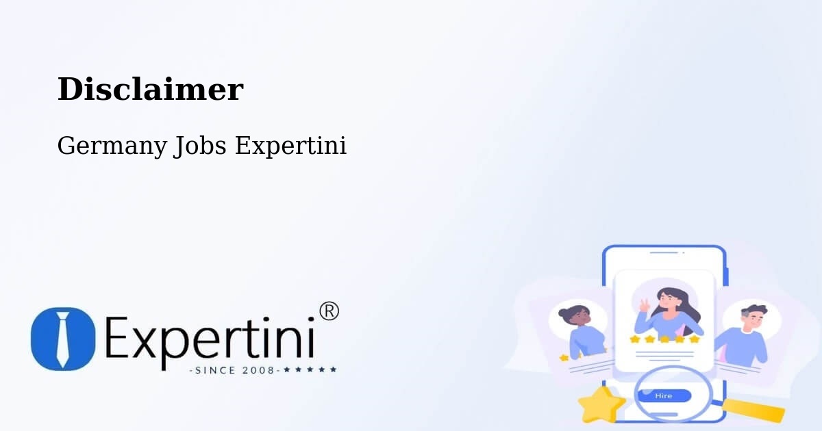 Disclaimer – Biberach - Germany Jobs Expertini